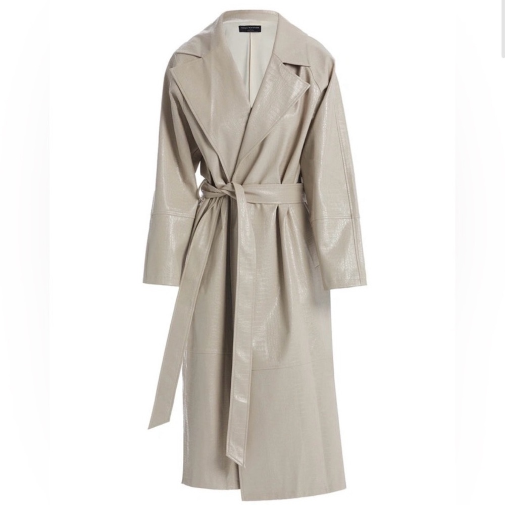 Naked Wardrobe Croc Cocoon Coat
